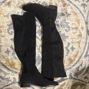 J. Crew Black Over-the-Knee Boots